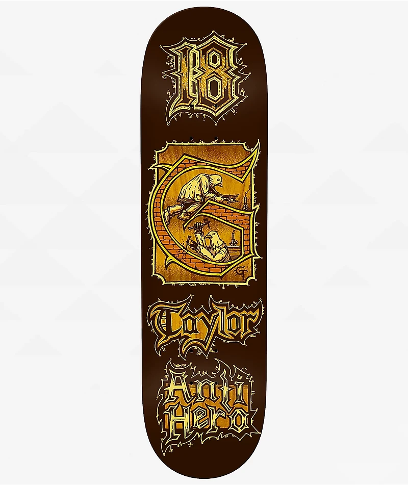 Anti-Hero Grant Medieval 8.38" Skateboard Deck