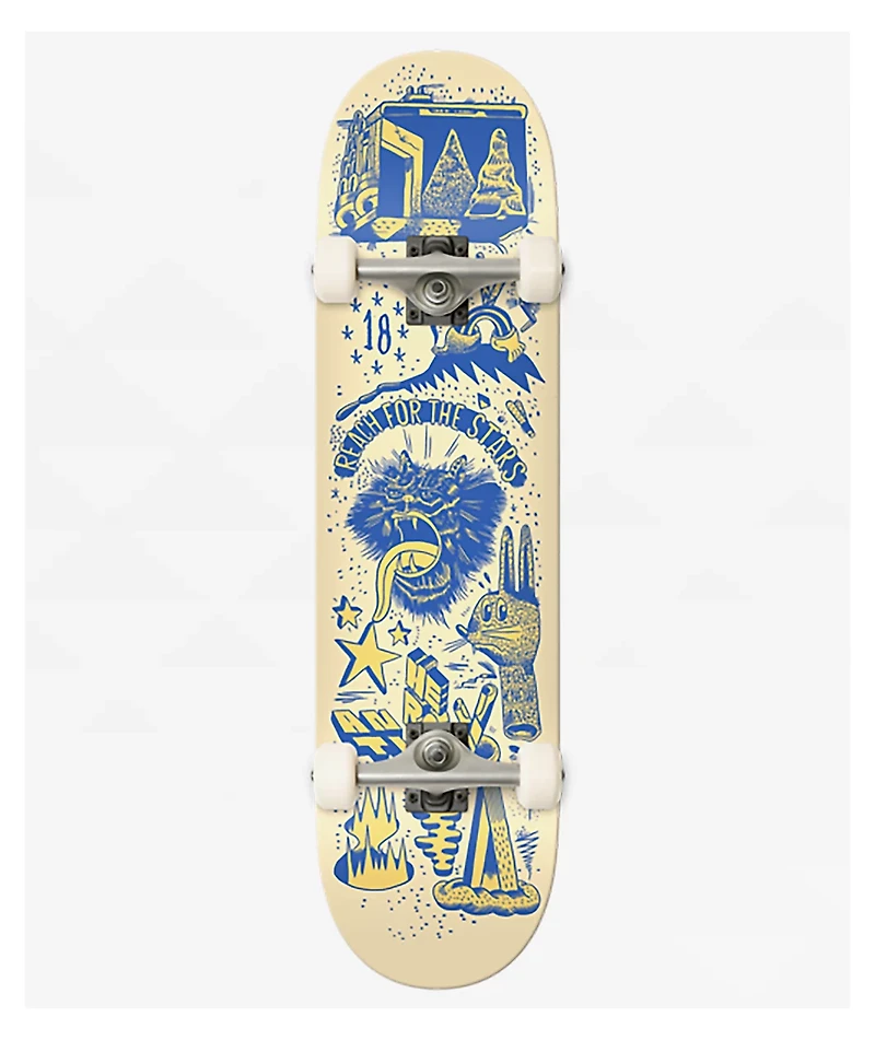 Anti-Hero Kanfoush Reach For The Stars 8.25" Skateboard Complete