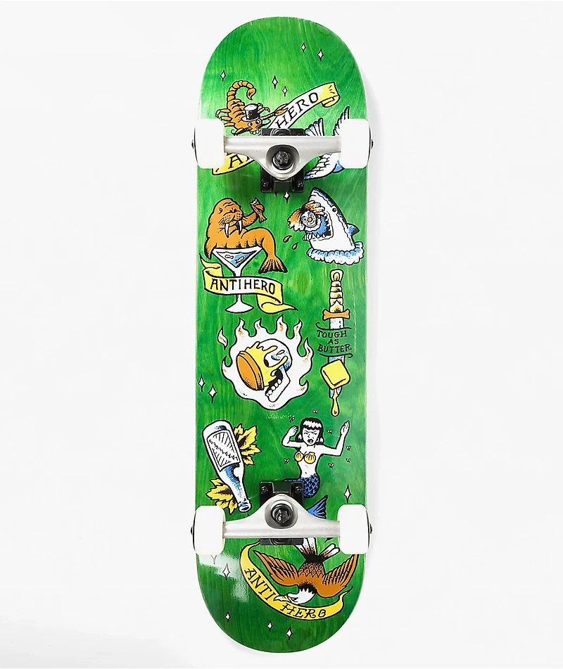 Anti-Hero No Regerts 8.25" Skateboard Complete