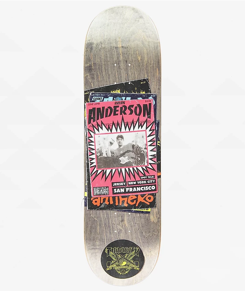 Anti-Hero x Thrasher Anderson 9.0" Skateboard Deck