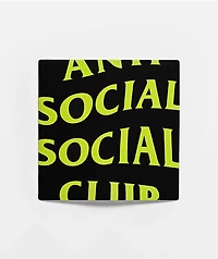 Anti Social Social Club Black & Yellow Sticker