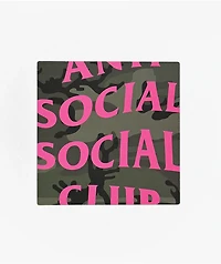 Anti Social Social Club Camo & Pink Sticker