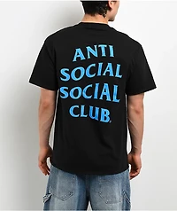 Anti Social Social Club Mind Games Black & Blue T-Shirt