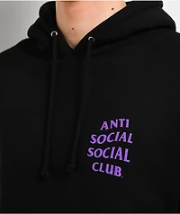 Anti Social Social Club Mind Games Black & Purple Hoodie