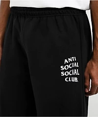 Anti Social Social Club Mind Games Black Sweatpants