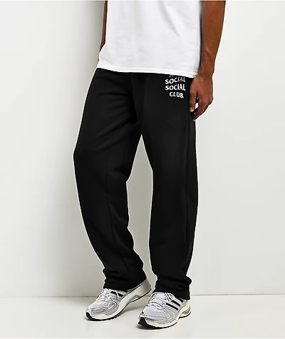 Anti Social Social Club Mind Games Black Sweatpants