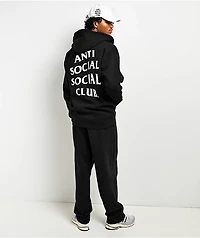 Anti Social Social Club Mind Games Black Zip Hoodie