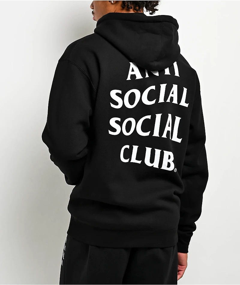 Anti Social Social Club Mind Games Black Zip Hoodie