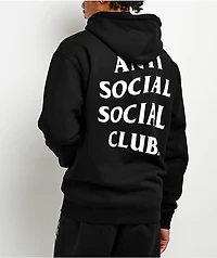 Anti Social Social Club Mind Games Black Zip Hoodie