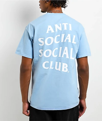 Anti Social Social Club Mind Games Light Blue T-Shirt