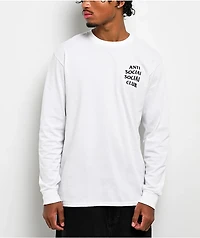 Anti Social Social Club Mind Games White Long Sleeve T-Shirt
