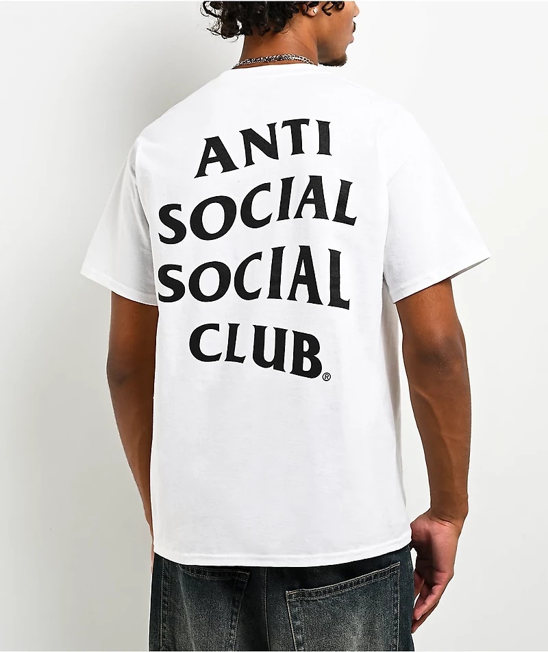 Anti Social Social Club Mind Games White T-Shirt