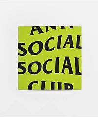 Anti Social Social Club Yellow & Black Sticker