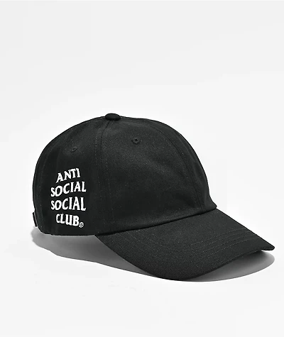 AntiSocialSocialClub Mind Games Black Strapback Hat