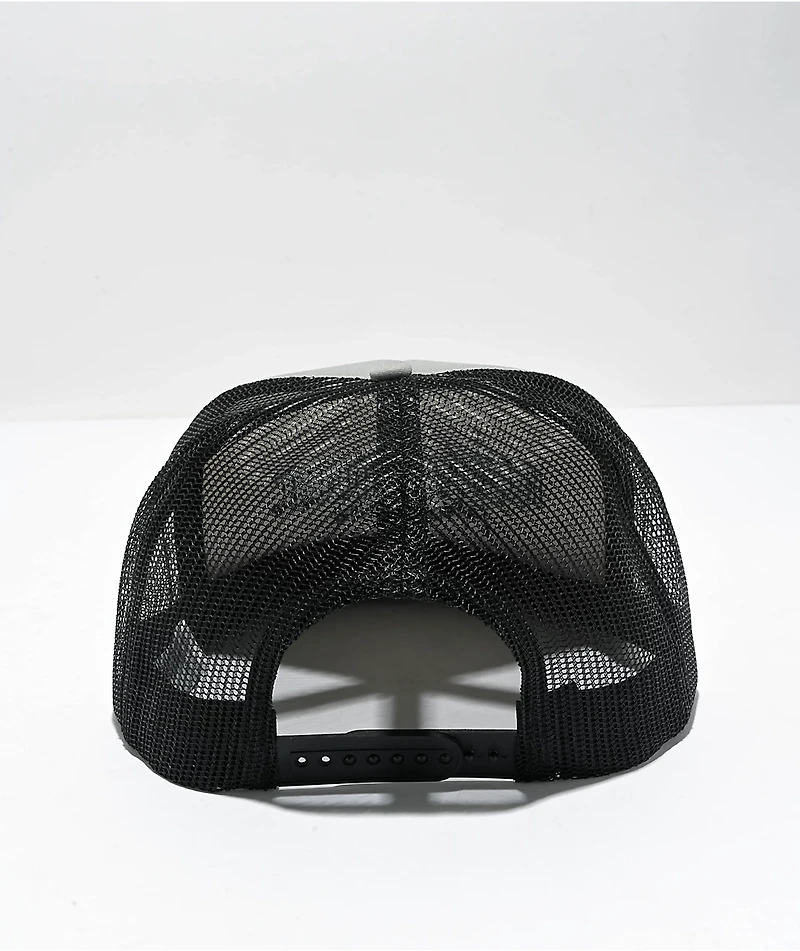Any Means Necessary Agoraphobic Grey Trucker Hat