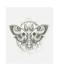 Any Means Necessary Death Moth Sticker