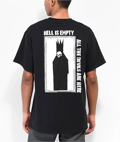 Any Means Necessary Hell Is Empty Black T-Shirt