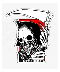 Any Means Necessary Reaper Sticker