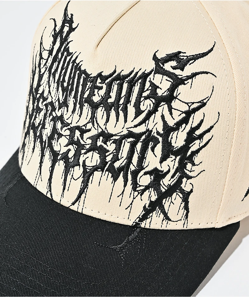 Any Means Necessary Roaming Cream & Black Snapback Hat