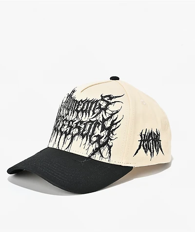 Any Means Necessary Roaming Cream & Black Snapback Hat