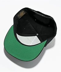 Any Means Necessary Scratchy Black Snapback Hat