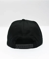 Any Means Necessary Scratchy Black Snapback Hat