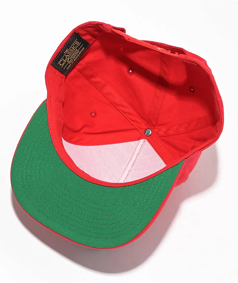 Any Means Necessary Scratchy Red Trucker Hat