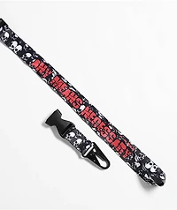 Any Means Necessary Skulls Lanyard