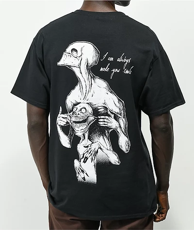 Any Means Necessary Smile Black T-Shirt