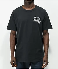 Any Means Necessary Smile Through Black T-Shirt