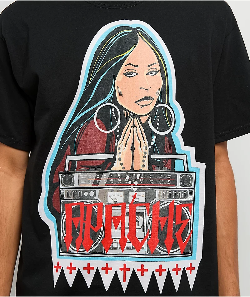 Apache Boombox Black T-Shirt