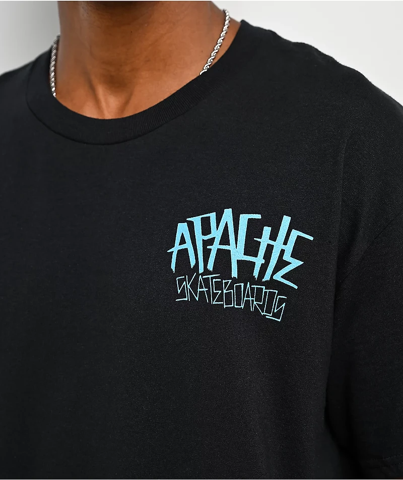 Apache Clouded Black T-Shirt
