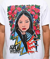 Apache Flower Girl White T-Shirt