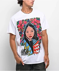 Apache Flower Girl White T-Shirt
