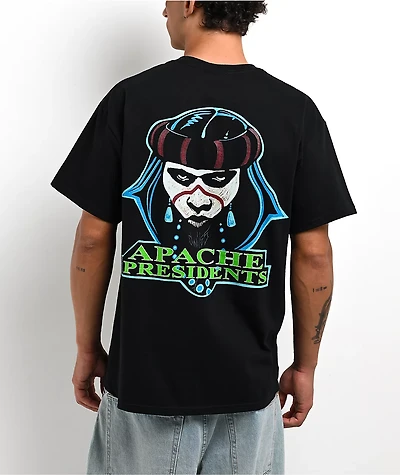 Apache Presidents Black T-Shirt