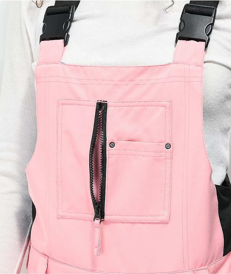 Aperture Adventure Pink Icing 10K Bib Snowboard Pants