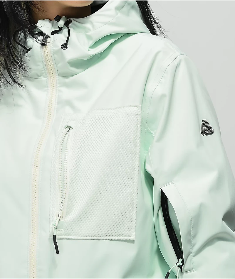 Aperture Aries All Over Light Teal 10K Snowboard Jacket