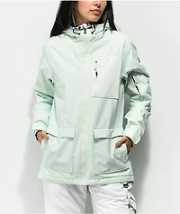 Aperture Aries All Over Light Teal 10K Snowboard Jacket