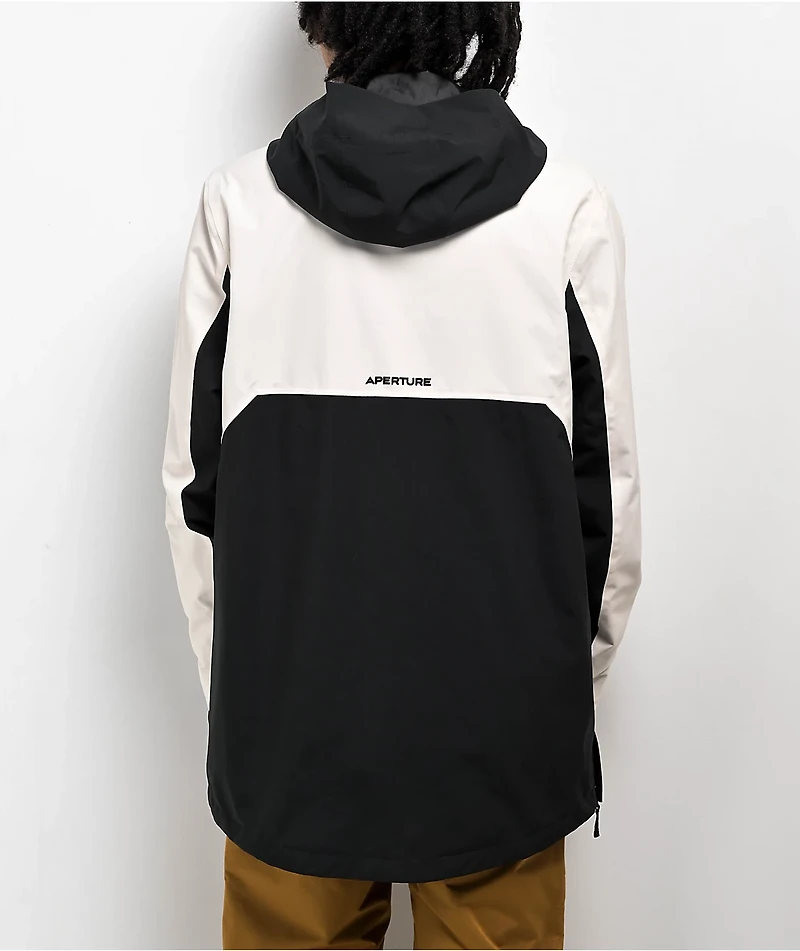 Aperture Atlas Black & White 10K Anorak Snowboard Jacket