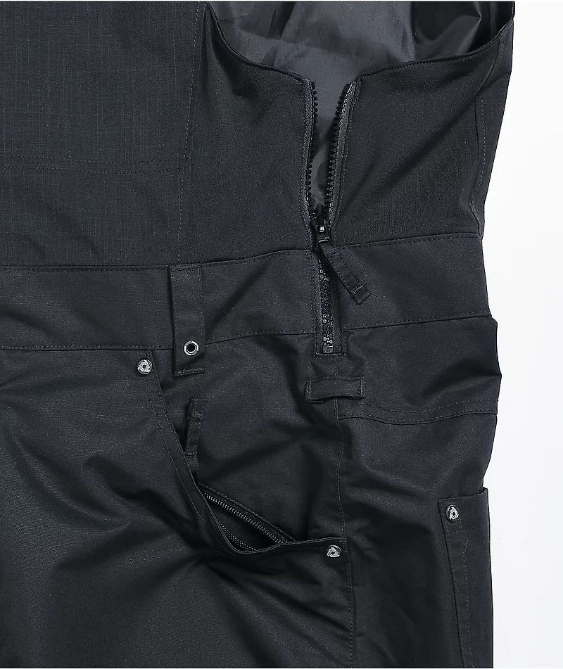 Aperture Bibber Black 10K Bib Snowboard Pants