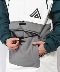 Aperture Charay Green & White 10K Snowboard Jacket