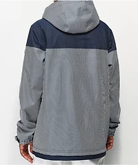 Aperture Double Diamond Rail Navy Stripe 10K Snowboard Jacket