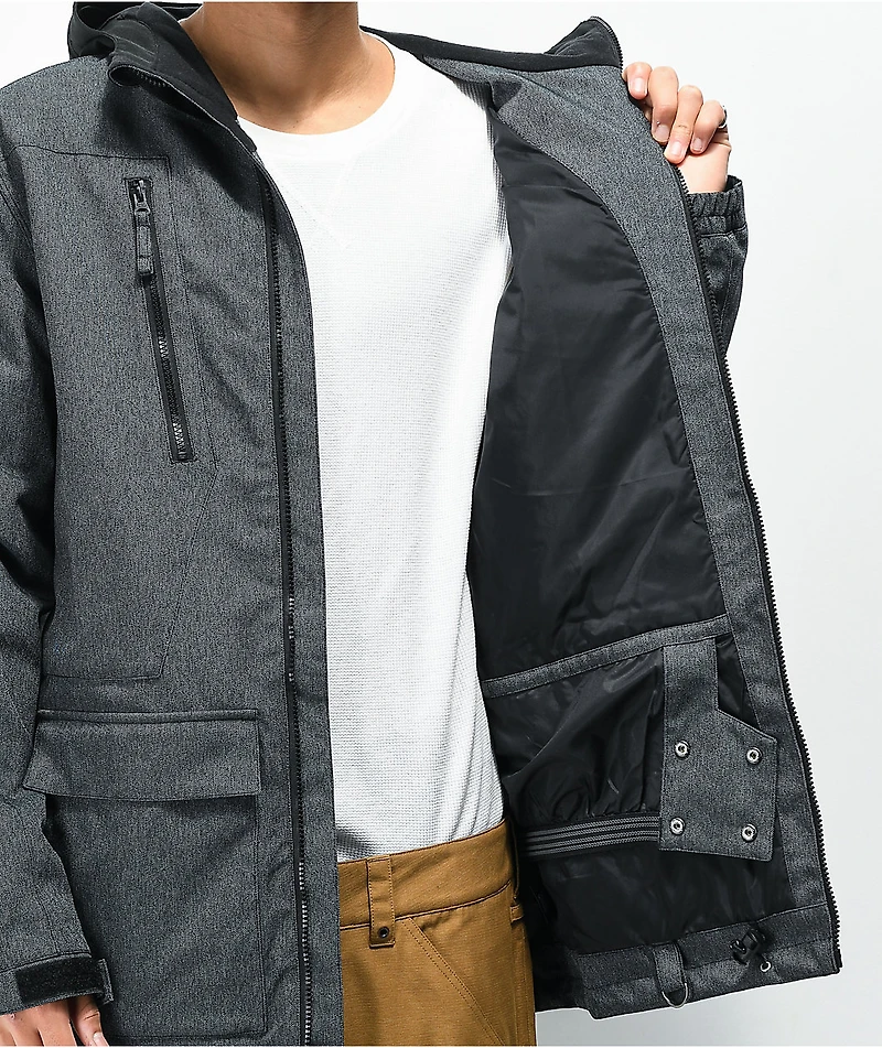 Aperture Green Valley Grey Denim 10K Snowboard Jacket