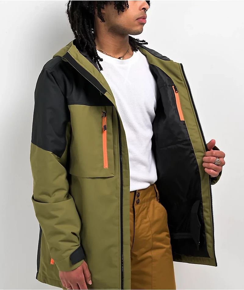 Aperture Mission Green 10K Snowboard Jacket