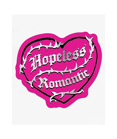 Apply Hopeless Romantic Sticker