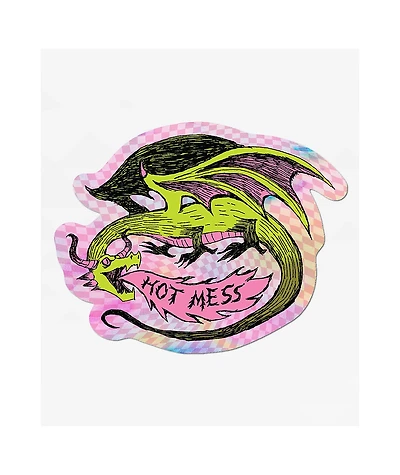 Apply Hot Mess Sticker