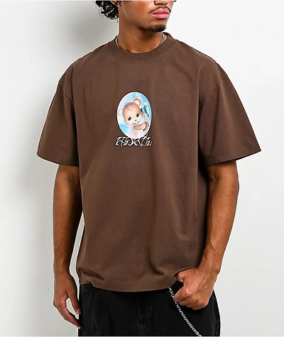 April Bear Brown T-Shirt