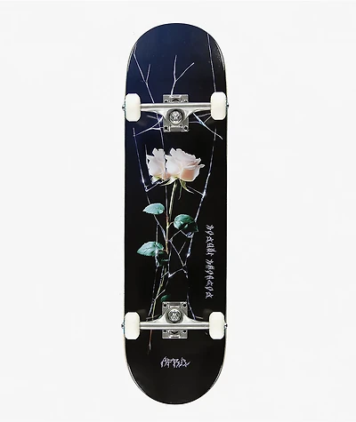 April Dashawn Cracked Rose 8.5 Skateboard Complete