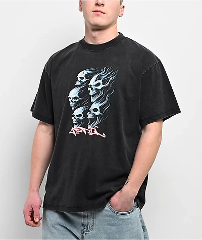 April Dead Black Wash Boxy T-Shirt