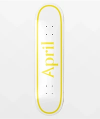 April OG Logo Twin 8.0" Skateboard Deck